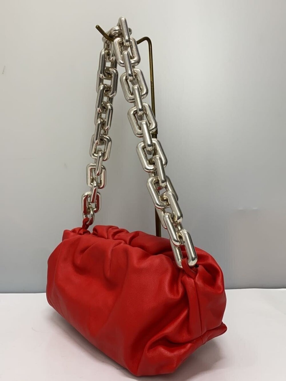 Bottega Veneta Bag RED Leather Tote Red